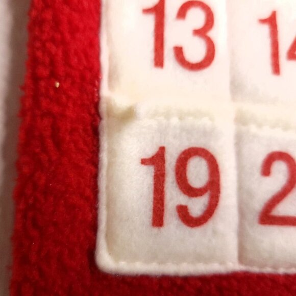 Advent Calendar 2007 Prima Creations Felt Santa Claus 21" x 11" Felt Christmas - Picture 6 of 6